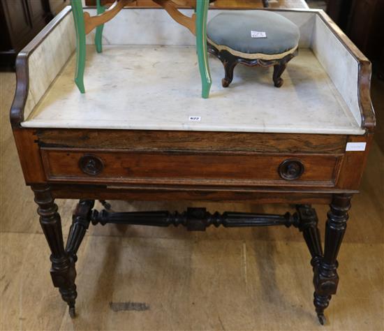 Marble top washstand